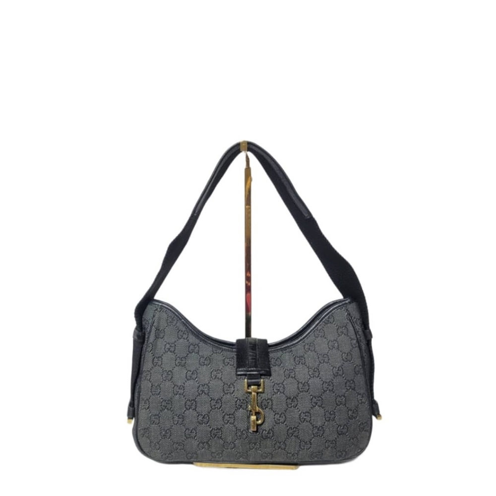 Gucci Black and Gray Shoulder Bag